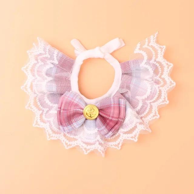 

Silk Collar Cat Puppy Ribbon Scarf Pet Bows Necklace New Kitten Accessories Gift Pet Drool Towel Collar Decoration S