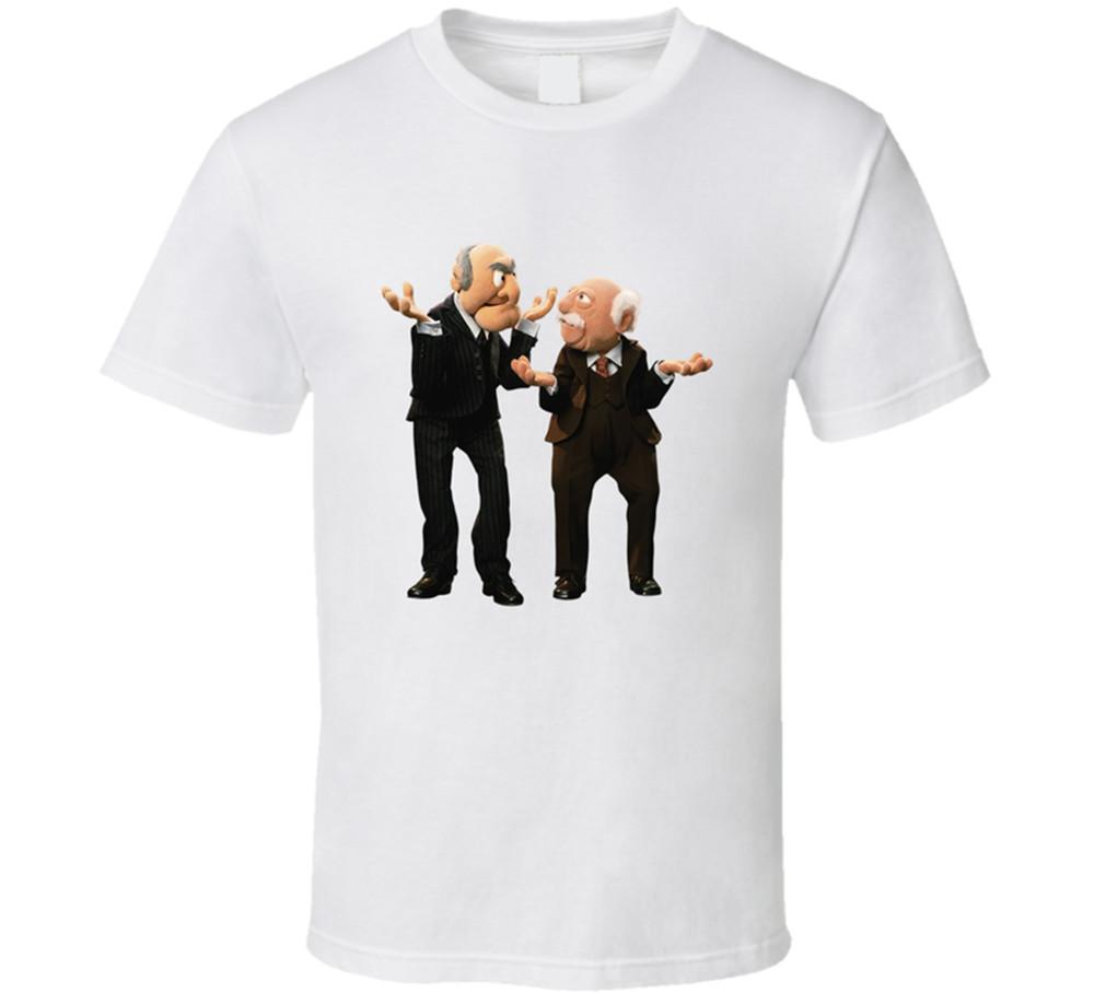

Statler And Waldorf Tee Muppets Puppets Cute Face TV Show Funny T Shirt Gift New 2XL