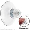 5PCS Plastic Sucker Pad Holder 25/32/41/53 Mm with Screw Clear PVC Sucker Pads Extra Strong Suction Cup Glass Suction Holder