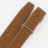 Hermes H Belt 85 Belt Reversible Black / Brown Calfskin Unisex Used