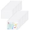 20 Stück/10 Stück Klarsichthülle Plastikhülle Mit Knopf Mappe Brief A4 Größe Für Bürobedarf Schule Und Zuhause, Büro