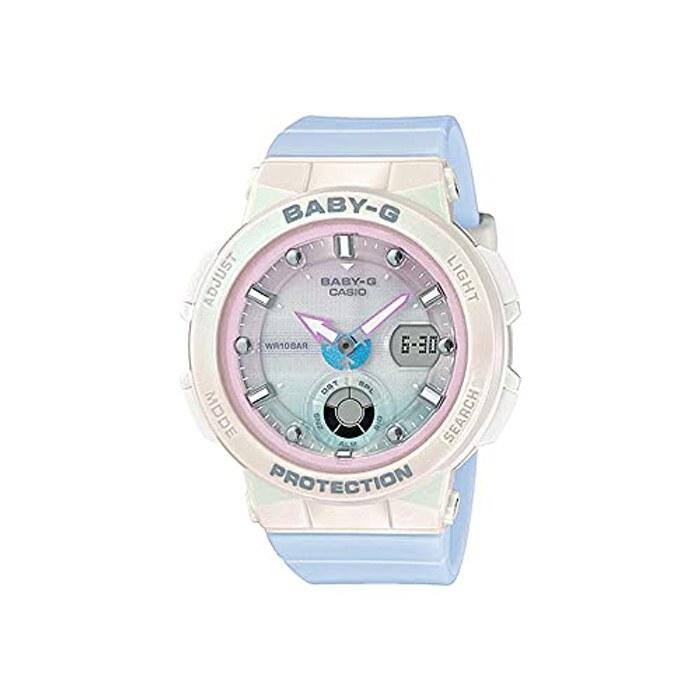 CASIO BABY-G BGA-250-7A3 Watch, Women s/Kids, Pink/Blue