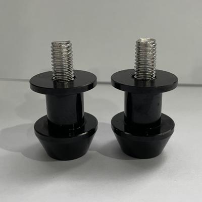 2 Adet Evrensel M8 Alüminyum Alaşımlı Motosiklet Salınım Kolu Biriktirme Paddock Standı Bobinler