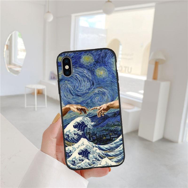 BF66 Great Wave Off Kanagawa Soft Shell Phone Case for Xiaomi Poco C40 C50 C51 C55 C65 C71 C75 F3 F5 F6 F7 M2 M3 Pro Ultra
