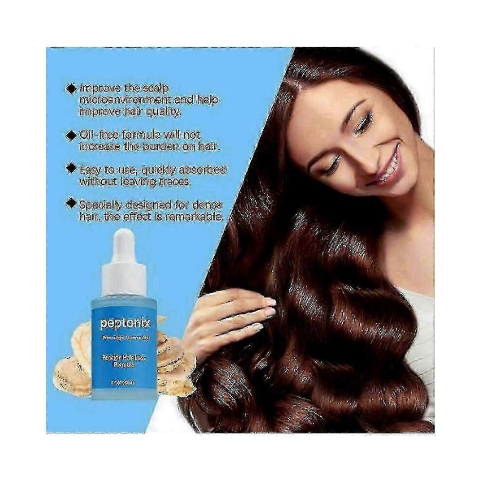 Copper Peptide Hair Growth Serum Anti-Hair Loss Treatment, Stimulates Regrowth, Strengthens Roots, for Men & Women, Sensitive Scalp Friendly