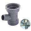 Simple Sewer Branch Connector Y-shaped Kitchen Drain Pipe Adapter Sink Drainpipe Adapter  Bathroom