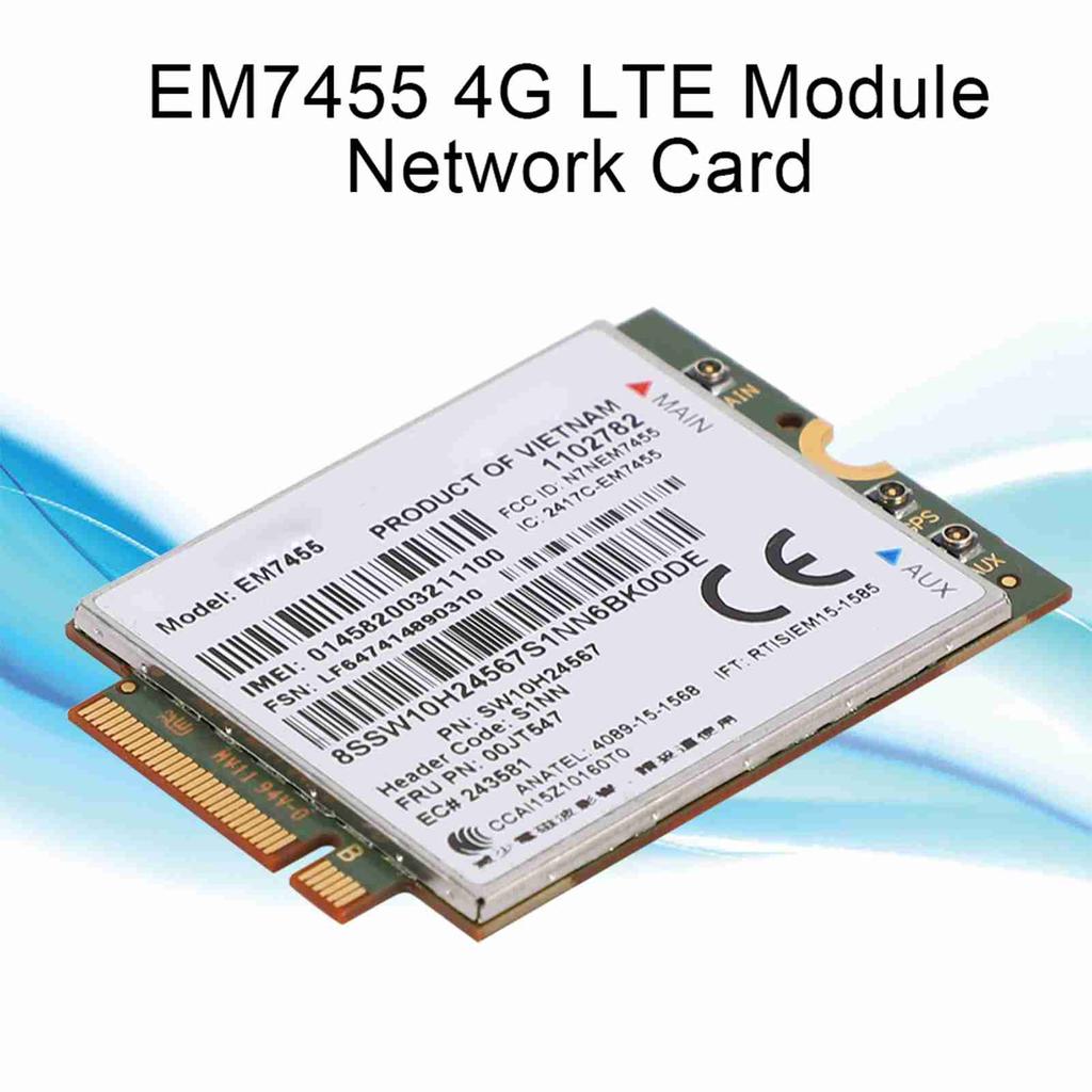 EM7455 Wireless 4G LTE Module Network Card 50 Mbps Fits for Lenovo ThinkPad