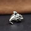Brass Sea Animal Shark Knife Beads Punk Edc Outdoor Diy Paracord Woven Bracelet Accessories Lanyard Pendants Flashlight Hangings