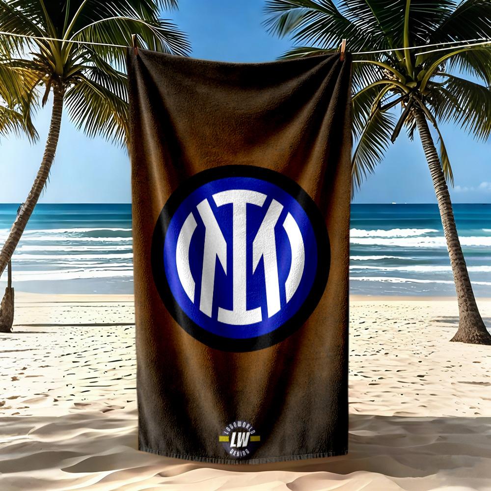Inter Milan Beach Towel Soft Durable Quickdry Comfortable Lightweight