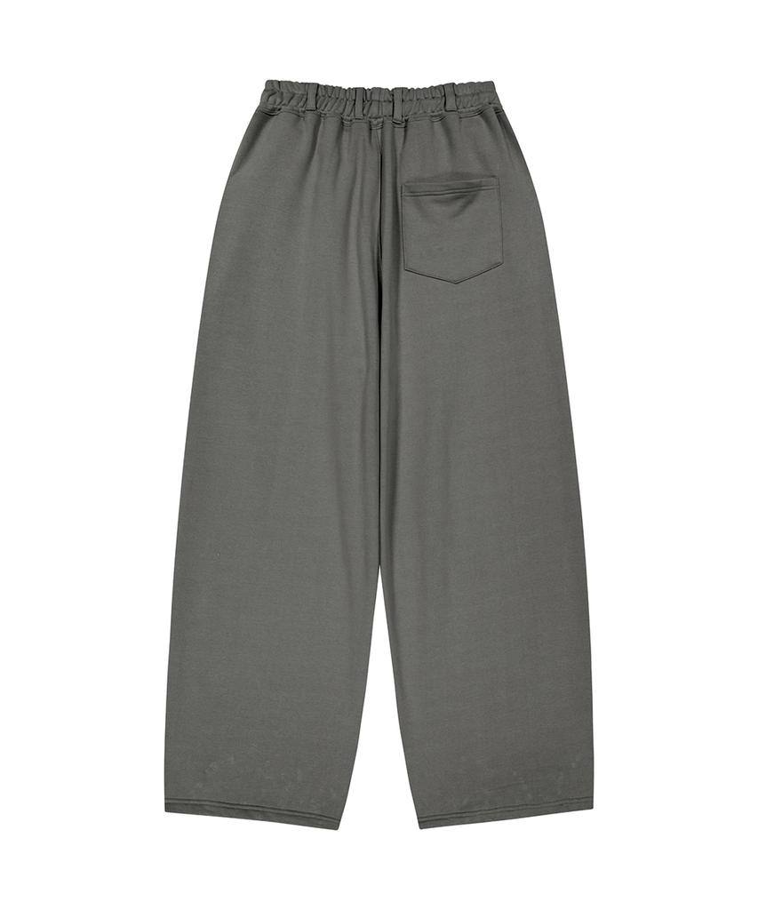 Aejeuyua Aya Belted Balloon Sweatpants Dark Gray