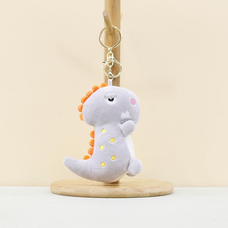 

Charming Plush Soft Dinosaur Keychain Doll Cute Stuffed Toy For Kids Gift Ideas фіолетовий
