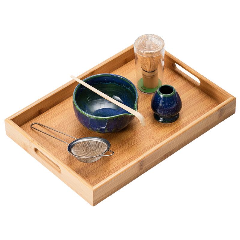 Handmade Japanese Matcha Ceramic Tea Bowl and Bamboo Whisking Tool