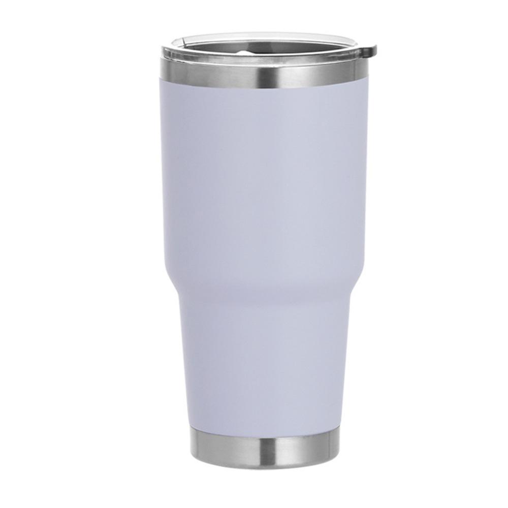 30 Oz Vacuum Flask Travel Mug Tumbler Double Wall Insulation Cup Hot & Cold Water Bottle with Flip Lid Colorful for Car Holder