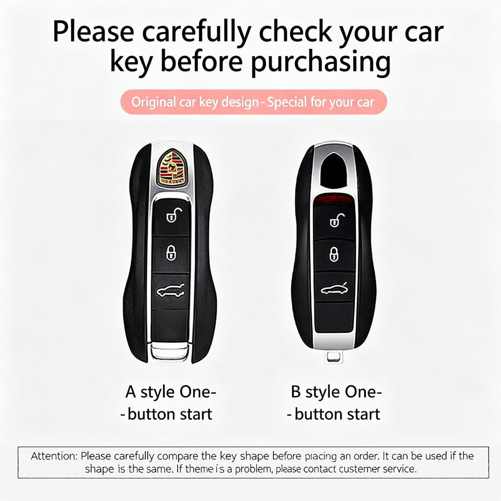 Premium Soft TPU Pink Silver Car Key Case Cover Accessories for Porsche Macan 718 Cayenne Paramela 911 Key Rings Keychain Bag