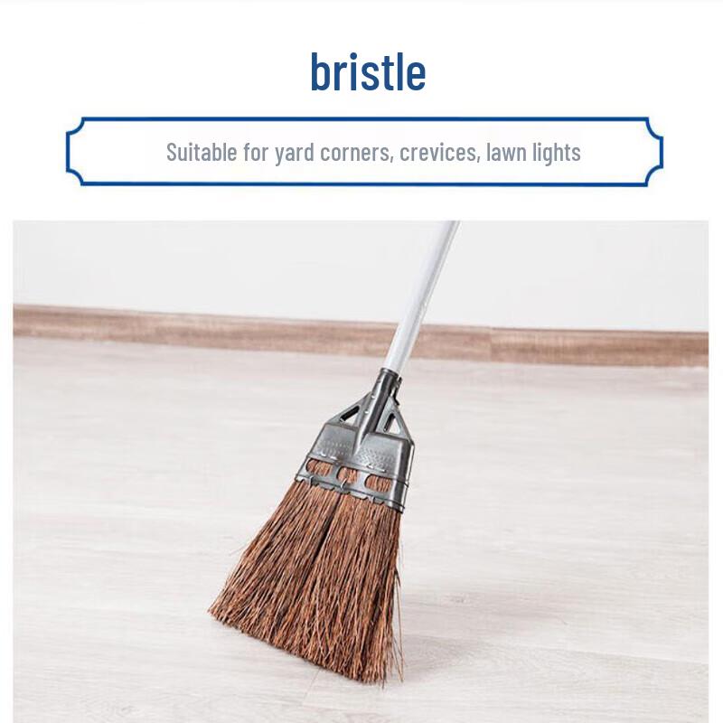 Homeglen Outdoor Long-Handle Wooden Broom