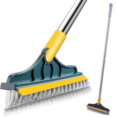 Household Cleaning Brush Floor Scrub Bathroom Cleaning Tools Scraper Toilet Brush Rotary Brush for Long Handle Wall Wash Toilet  Cleaning Tile Tools