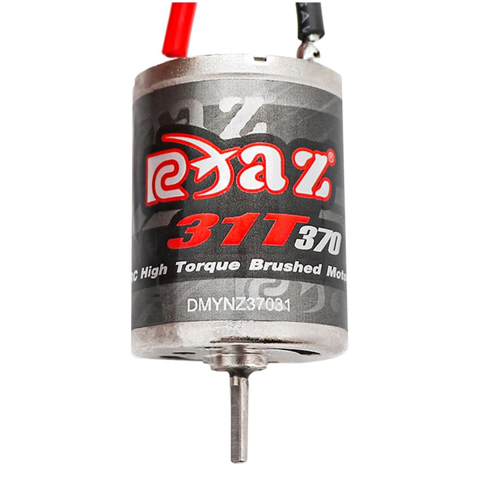 1 PC 31T 370 Brushed Motor DC Motor RC Motor High Torque Electric Brushed Motor 30000RPM for 1:10 1:12 1:14 1:16 1:24 RC Crawler
