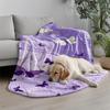 Butterfly Pattern Blanket Microfiber Flannel Cover Blanket Bedroom Living Room Sofa Soft And Comfortable Home Decoration