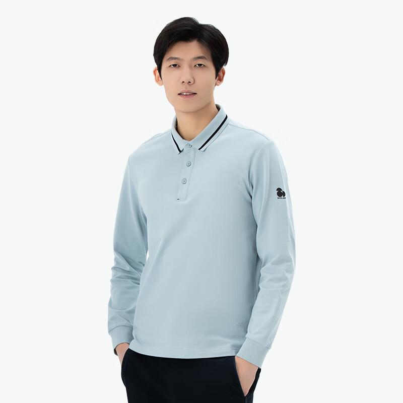 SCALER Men s Slim Fit Long Sleeve Polo Shirt F4914388 L