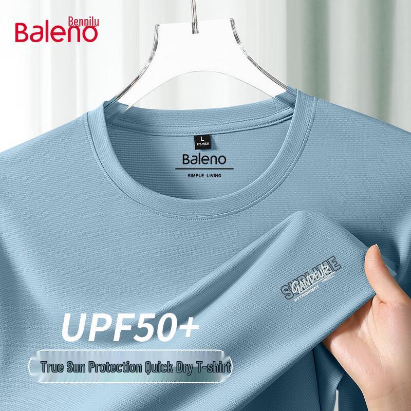 Baleno Men s Cooling UPF50+ Loose Fit Short Sleeve T-Shirt 2XL