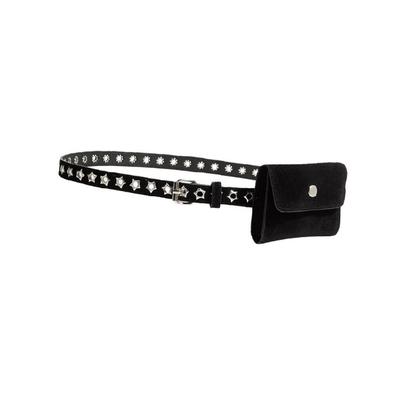 Women Thin Waist Belt with Small Wallet Adjustable Large Eyelet Waist Pack Belt for Small Items Daily Activity Accessory