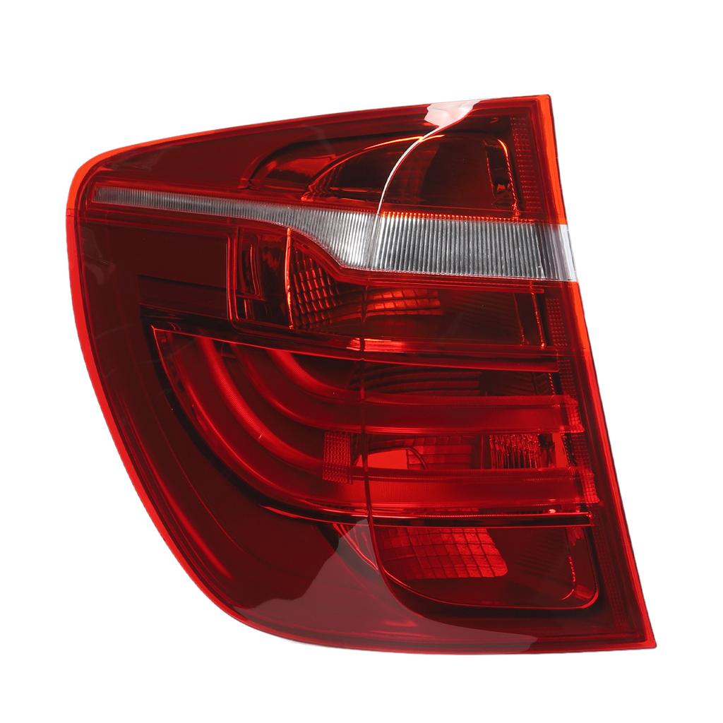 Yttre Baklykta Vattentät OEM-stil Bakre Yttre Baklykta Bromsljus för X3 F25 2011 till 2017 Röd Klar Lins Vänster