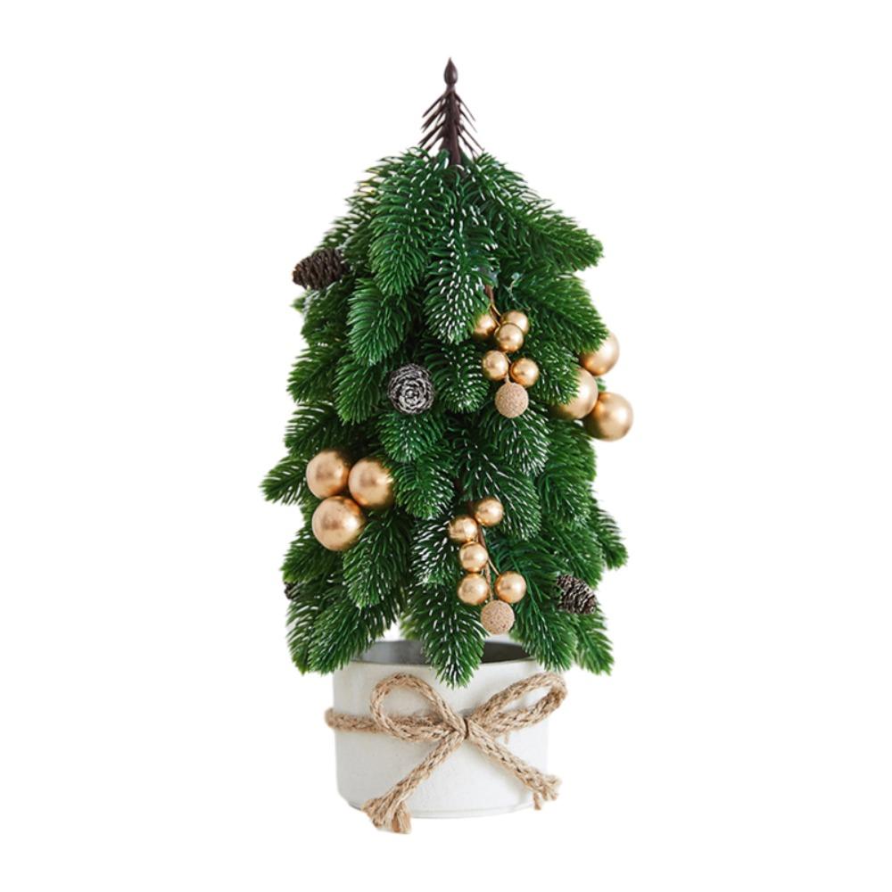 Decorative Christmas Tree Ornament Artificial Christmas Tree Potted Plants  Living Room