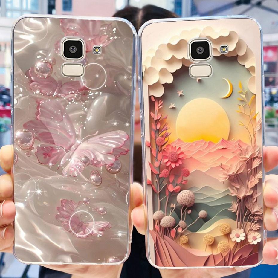Lovely Printing Case For Samsung Galaxy J6 J6+ J600G J610G Soft Silicone TPU Back Cover For SamsungJ6 J 6 Plus 2018 Phone Cases