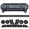 Perfect-Fit Car Vinyl Climate Repair Decals Button Sticker Air Dashboard Accessories for Ford Focus 2 MK2 99-05