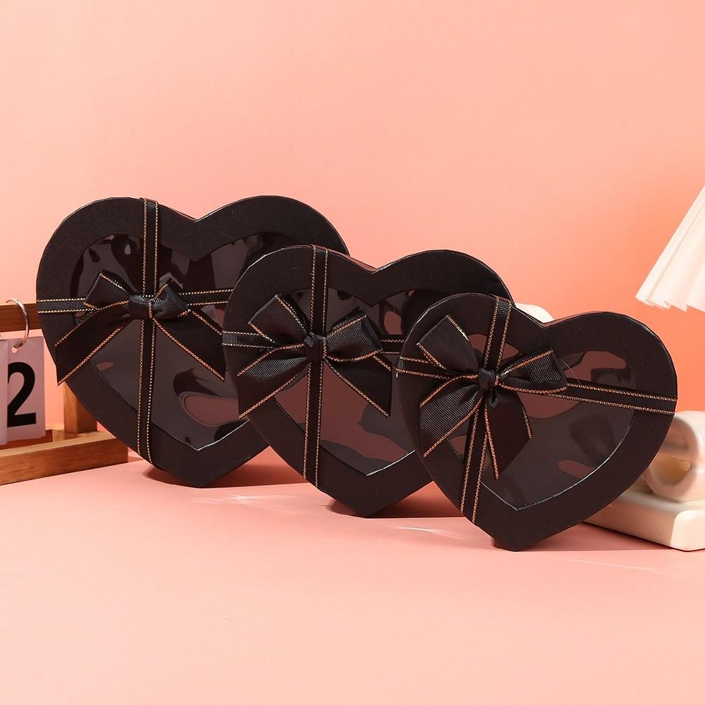 Bowknot Packaging Paper Box Heart-shaped Gift Storage Container New Gift Box Birthday