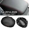 For VW Golf 7 MK7 2014 - PU Leather Car Armrest Cover Trim Center Console Lid Car Accessories