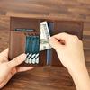 Retro Cowhide Wallet Multi-slot Wallet Holder Passport Holder Bag