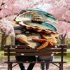 1PC Seashell Ocean Umbrella-8-Rib Reinforced, Automatic Open, Lightweight & Durable, Fashion Accessory for Outdoor, J0370