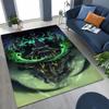 WOW World of Warcraft Arthas Demon Illidan Sylvanas Vloerkleed voor Slaapkamer Woonkamer Bank Huis Deurmat Decoratie, Kinderen Antislip Vloermat