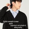 Warrior Men's Loose Fit Open Cardigan Sweatshirt