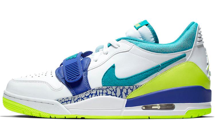Jordan Legacy 312 Low Ultramarine Neon Yellow Aquamarine CD7069-103