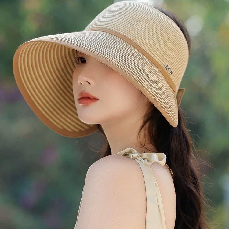 New Hat Summer Cap Breathable Straw Hat Sun Protection Sun Hat Beach Sun Hat Fashion Bucket Hat