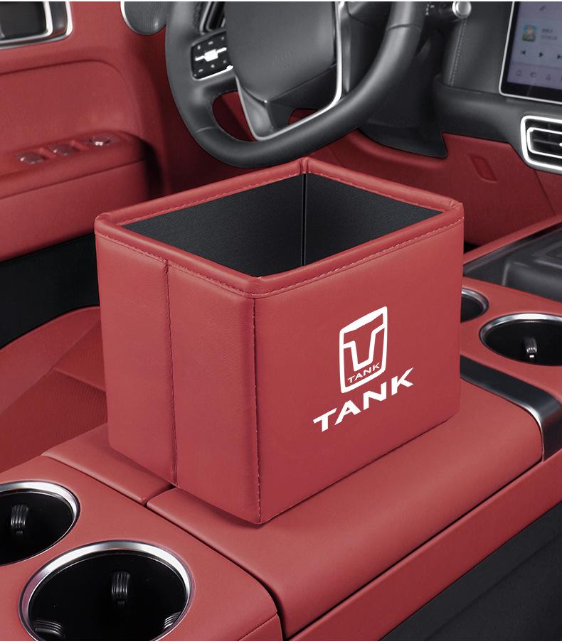 Folding In-Car Storage Box & Trash Can for Tank 300/500hi4t/400/800/700 New Energy Vehicles