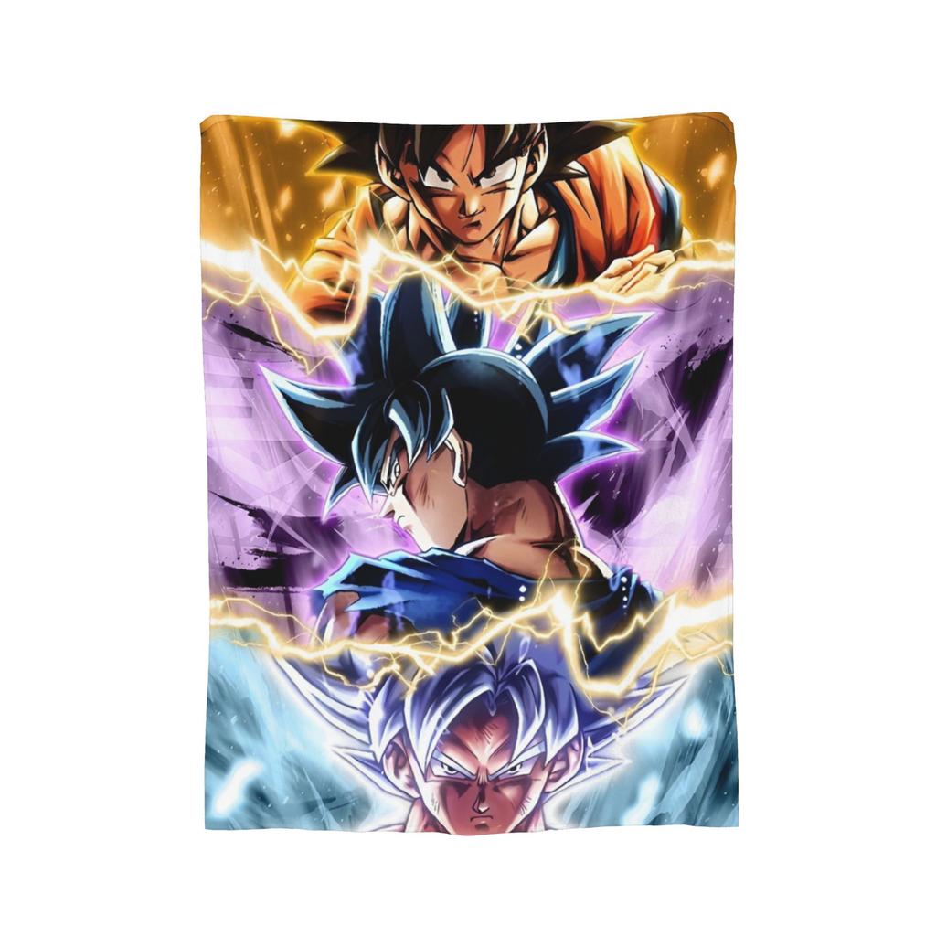 Japanese Anime DBZ Blankets Plush Throw Blanket Summer Air Conditioning Portable Soft Warm Bedsprea,