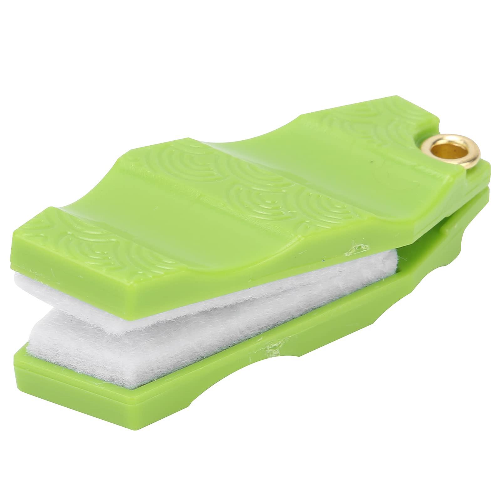 Fly Fishing Wire Leader Straightener Fishing Tool Fishing Line Cleaner Fishing Leader Straightener and Line Cleaner Tool зелёный