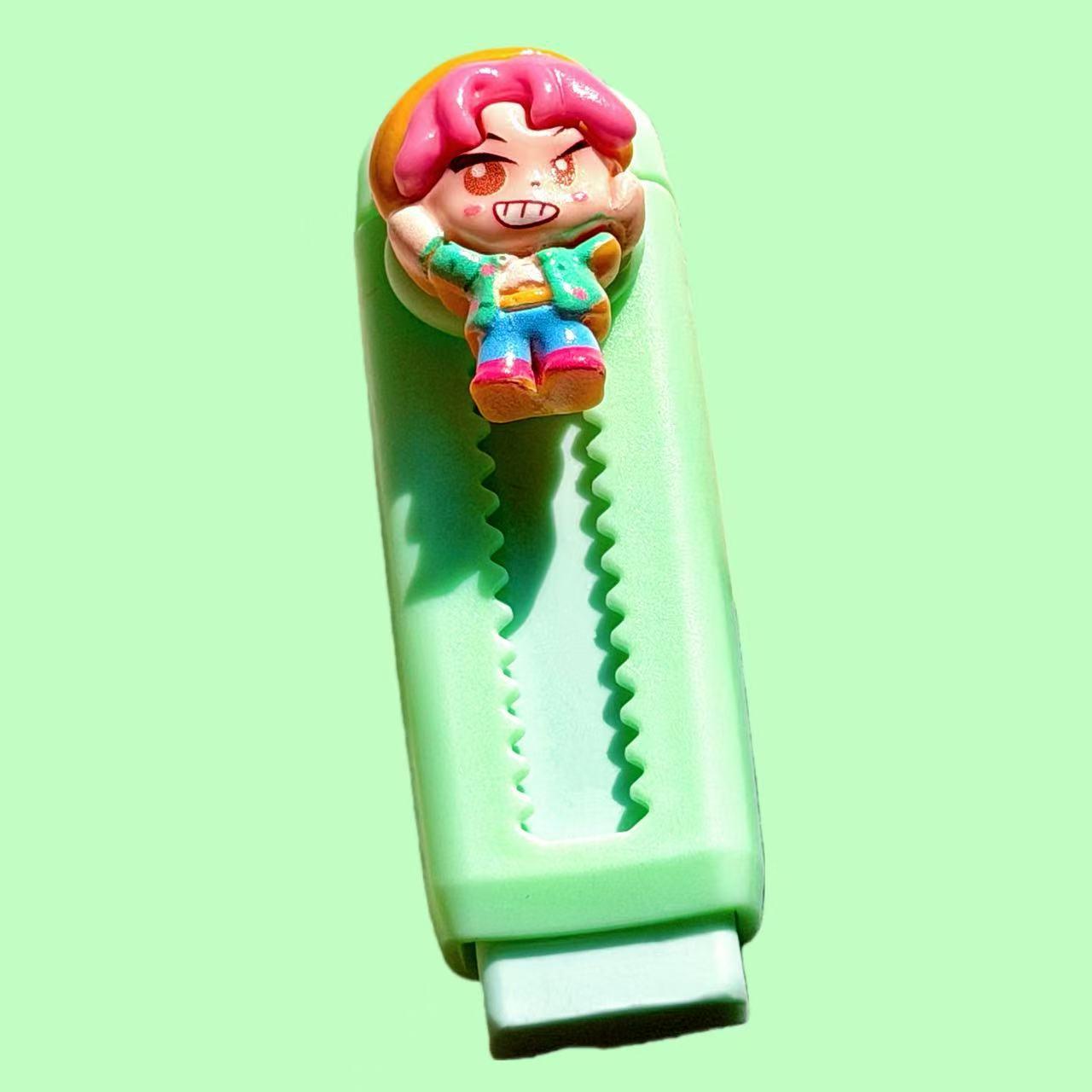 KPOP new hunting witch group push-pull eraser cartoon witch pencil eraser student learning stationery gift