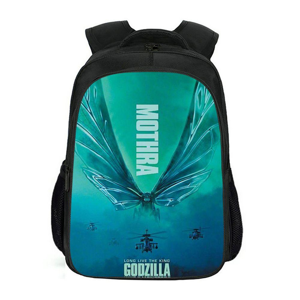 Spacious Godzilla King Of The Monsters Backpack For School Students And Kids