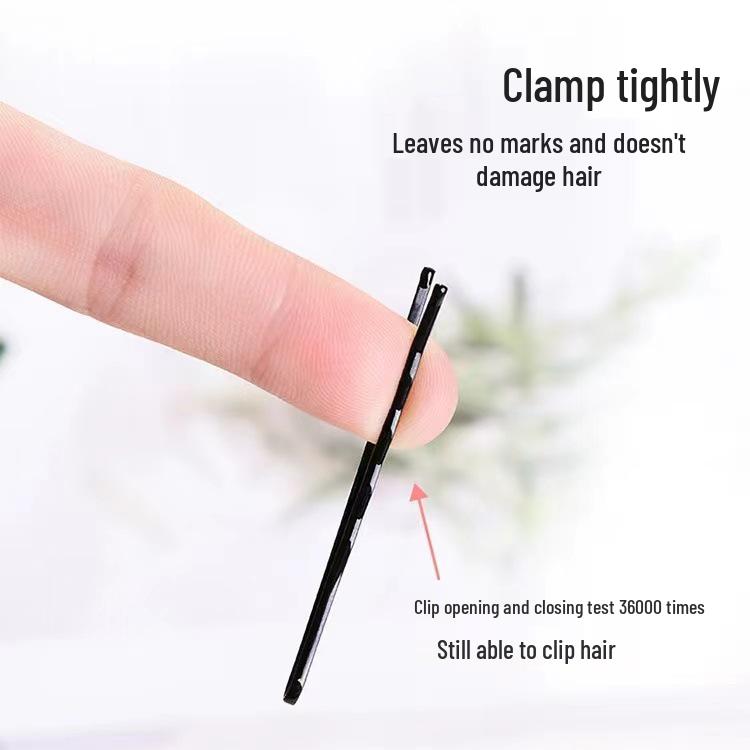Black Korean Wave Hairpin: Sleek, Adult Clip for Girls & Women