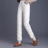Down Pants for Women To Wear Outdoors in Autumn and Winter. They Are Thick and Small Pants for Women To Keep Warm Outdoors in The Sub-zero Temperature