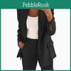 Longsleeved Solid Color Suit Womens Lapel Slim Suit Jacket Suit Trousers Clothes Sale
