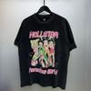 T-shirt a maniche corte larghe girocollo, nuovo stile EastRogue, per uomo e donna, taglie forti, retro e versatile, casual a mezza manica.