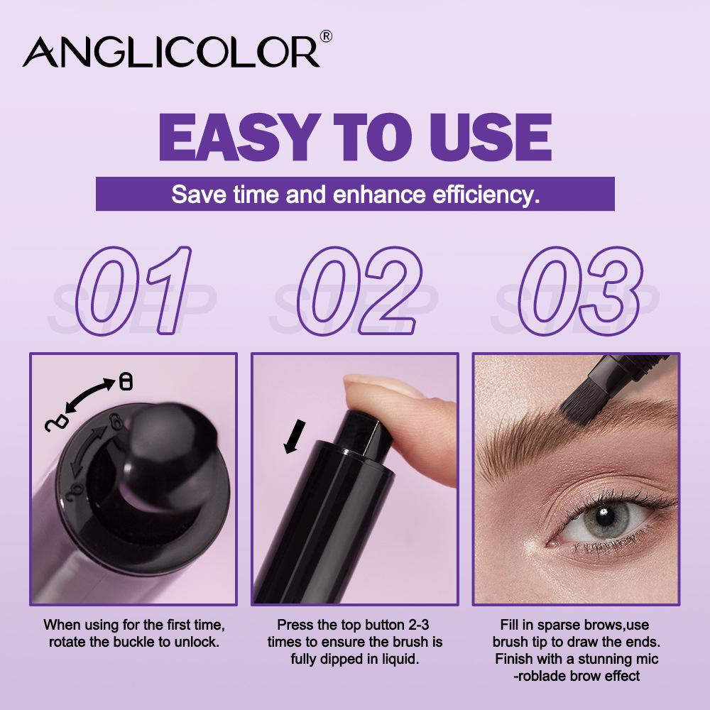 Smudge Proof Eyebrow Dye Cream Long Lasting Waterproof Eyebrow Pencil Hairline Pen