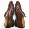 Vintage Desborough Made in England Monk Strap Braun Größe 6.5 / 25.0cm(GEBRAUCHT)