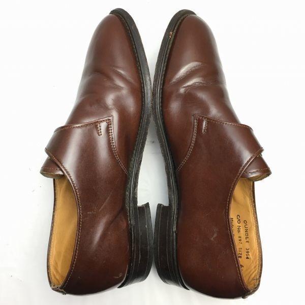 Vintage Desborough Vyrobeno v Anglii Monk Strap Hnědá Velikost 6.5 / 25.0cm(POUŽITÝ)