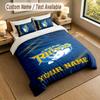 Bedding Set 1 Duvet Cover 2 Pillowcases Leeds Rhinos Print Soft Bed Linen Bedroom Decor
